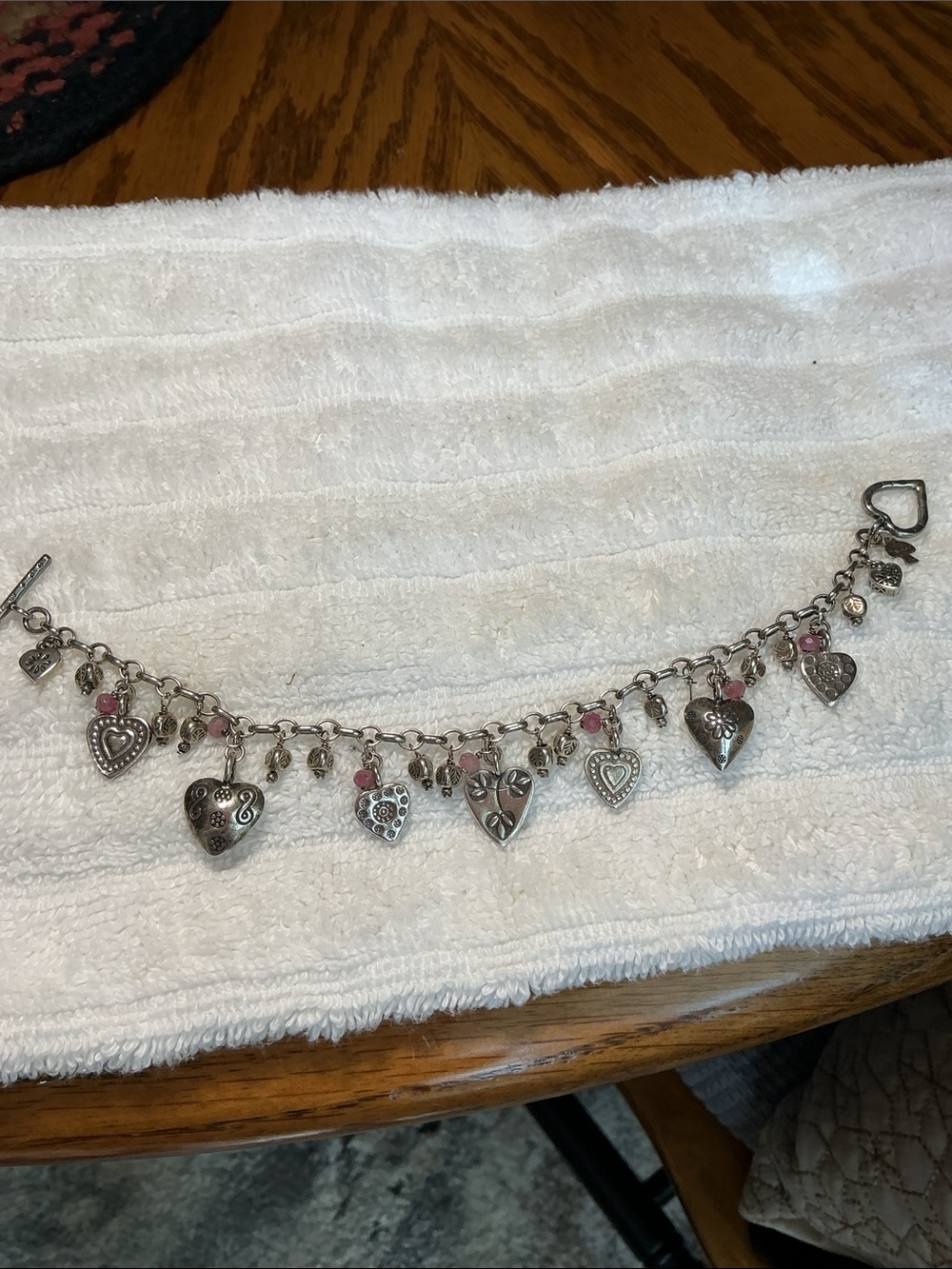 PEYOTE BIRD HEART CHARM BRACELET